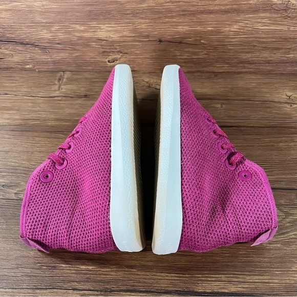 Allbirds Tree Toppers Pink High Top Sneakers Women’s Size 9 Lace Up Shoes - Picture 2 of 11